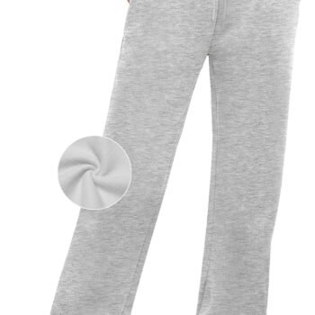 Womens Sweatpants  Baggy Wide Fleece Lined Straight Leg Pants