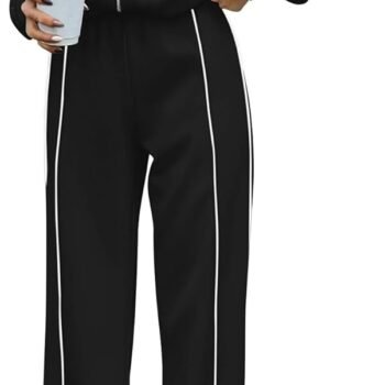 Women's Two Piece Tracksuit Fall 2026 Long Sleeve Zip Up Sweatshirt Long Pants Outfits Jogger Sweatsuit Sets