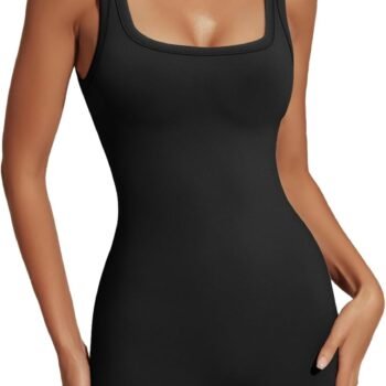 Women's One Piece Jumpsuits Short Bodysuit Workout Rompers Summer Outfits Gym Yoga Beach Fashion Clothes