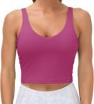 Womens' Sports Bra Longline Wirefree Padded with Medium Support